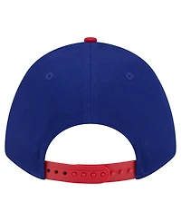 New Era Men's Royal/Red Texas Rangers Arch 9FORTY A-Frame M-Crown Adjustable Hat