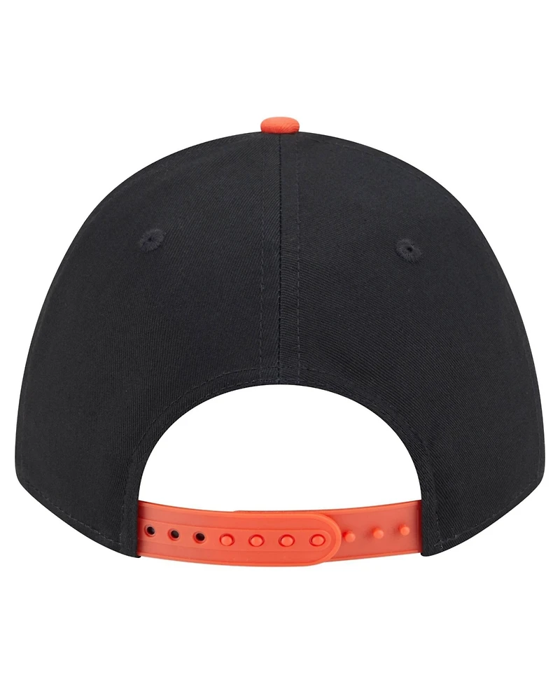 New Era Men's Black/Orange San Francisco Giants Arch 9FORTY A-Frame M-Crown Adjustable Hat