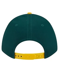 New Era Men's Green/Gold Athletics Arch 9FORTY A-Frame M-Crown Adjustable Hat