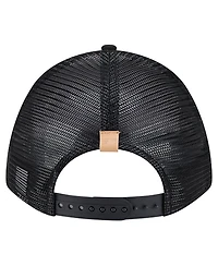 New Era Men's Stone/Black Arizona Diamondbacks Text A-Frame Trucker 9FORTY Hat