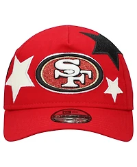 New Era Toddler Scarlet San Francisco 49ers Stardom 9FORTY A-Frame Adjustable Hat