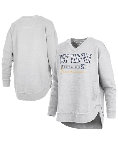 Pressbox Women's Marcus East Hall Poncho V-Neck Long-Sleeve Graphic Sweatshirt