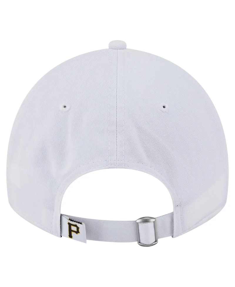 New Era Women's White Pittsburgh Pirates Team Fan 9TWENTY Adjustable Hat