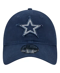 New Era Men's Navy Dallas Cowboys Stamp 9TWENTY Adjustable Hat