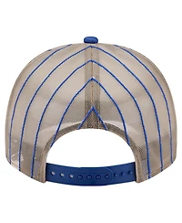 New Era Men's Royal Texas Rangers Vintage Arched Foam Front 9FIFTY A-Frame Adjustable Trucker Hat