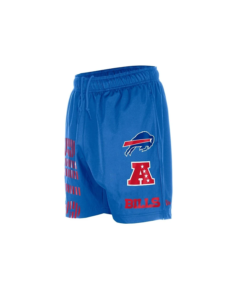New Era Men's Royal Buffalo Bills Match Shorts