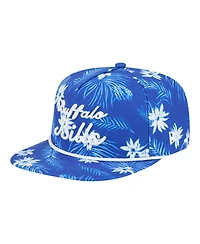 New Era Men's Royal Buffalo Bills Palm Print A-Frame 9FIFTY Snapback Hat