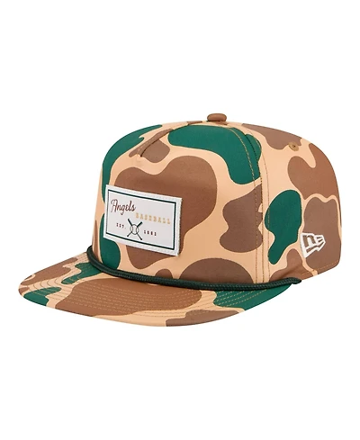 New Era Men's Camo Los Angeles Angels Duck 19TWENTY Adjustable Hat