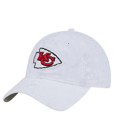 New Era Women's White Kansas City Chiefs Floral 9TWENTY Adjustable Hat