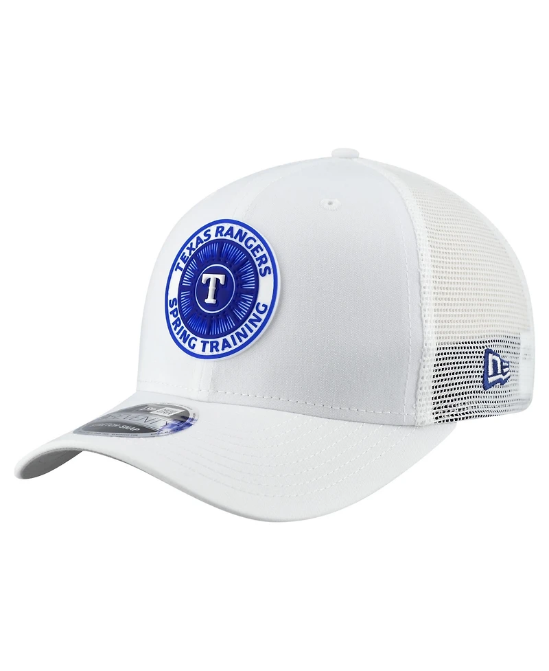 New Era Men's White Texas Rangers 2026 Spring Training Fan Pack 9SEVENTY Adjustable Trucker Hat