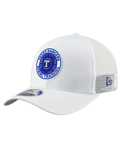 New Era Men's White Texas Rangers 2026 Spring Training Fan Pack 9SEVENTY Adjustable Trucker Hat