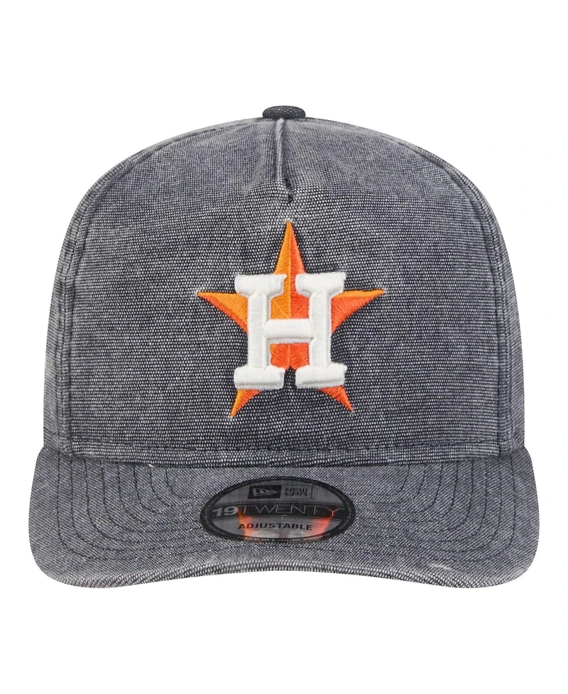 New Era Men's Navy Heather Houston Astros Denim Classic 19TWENTY Adjustable Hat