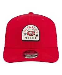 New Era Men's Scarlet San Francisco 49ers Contest 9SEVENTY Adjustable Trucker Hat