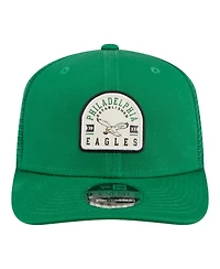 New Era Men's Kelly Green Philadelphia Eagles Contest 9SEVENTY Adjustable Trucker Hat