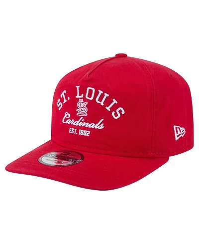 New Era Men's Red St. Louis Cardinals Stacked 19TWENTY Adjustable Hat