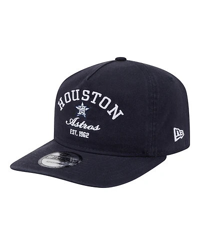 New Era Men's Navy Houston Astros Stacked 19TWENTY Adjustable Hat
