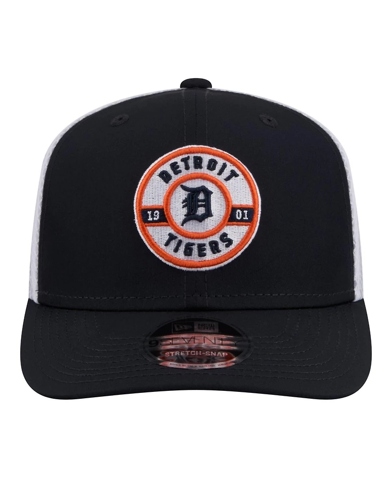 New Era Men's Navy Detroit Tigers Active 9SEVENTY Adjustable Trucker Hat