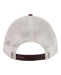 New Era Men's Light Beige/Brown San Diego Padres Frayed M-Crown A-Frame 9FORTY Trucker Adjustable Hat