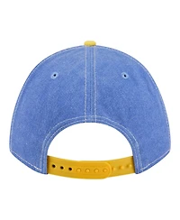 New Era Men's Royal/Gold Seattle Mariners Felt M-Crown 9FORTY Adjustable Hat