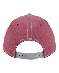 New Era Men's Burgundy/Gray Philadelphia Phillies Felt M-Crown 9FORTY Adjustable Hat