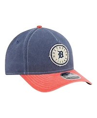 New Era Men's Navy/Orange Detroit Tigers Felt M-Crown 9FORTY Adjustable Hat