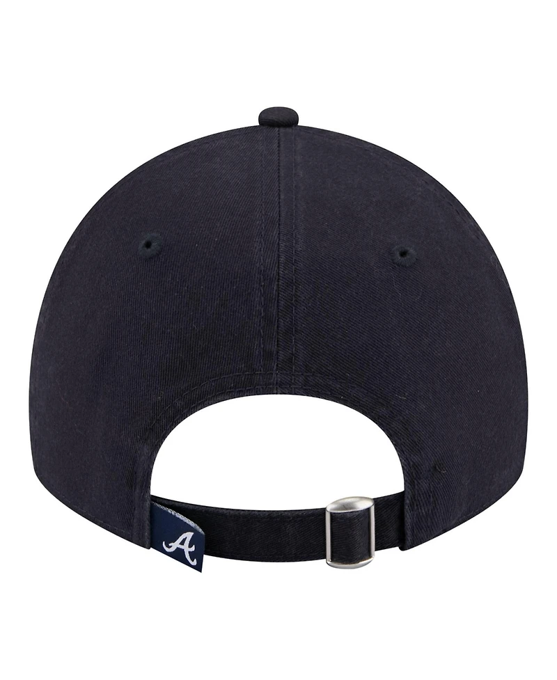 New Era Men's Navy Atlanta Braves Mascot 9TWENTY Adjustable Hat