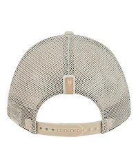 New Era Women's Light Beige New York Mets Tonal Patch 9FORTY M-Crown A-Frame Trucker Adjustable Hat