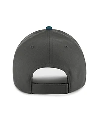 '47 Brand Men's Charcoal Philadelphia Eagles Split Block Mvp Adjustable Hat