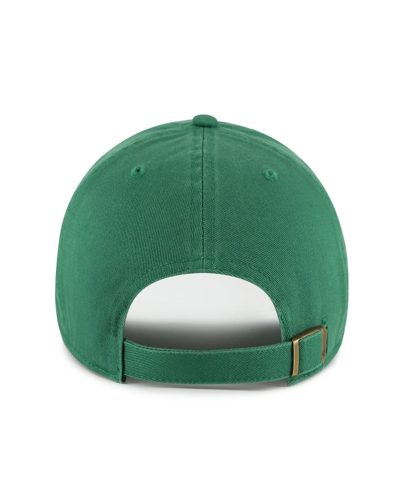 '47 Brand Men's Kelly Green Philadelphia Eagles Throwback Graphic Clean Up Adjustable Hat