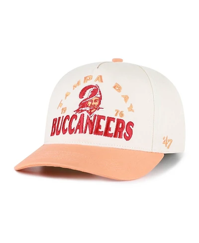 47 Brand Men's Natural Tampa Bay Buccaneers Throwback Arcitext Hitch Adjustable Hat