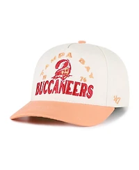 47 Brand Men's Natural Tampa Bay Buccaneers Throwback Arcitext Hitch Adjustable Hat