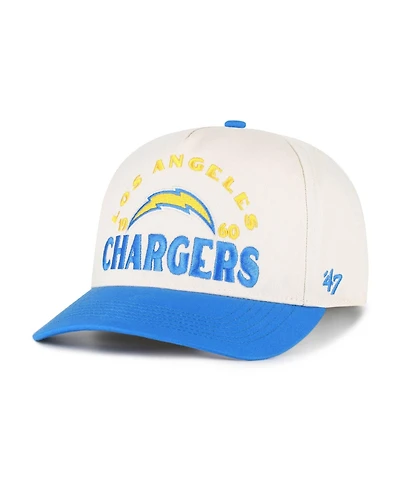 47 Brand Men's Natural Los Angeles Chargers Arcitext Hitch Adjustable Hat
