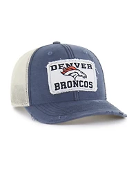 '47 Brand Men's Navy Denver Broncos Egremont Well-Worn Adjustable Trucker Hat