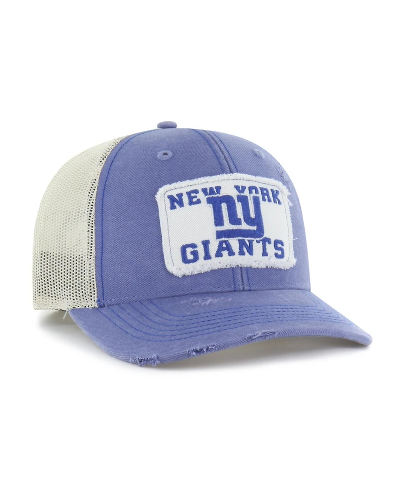 '47 Brand Men's Blue New York Giants Egremont Well-Worn Adjustable Trucker Hat