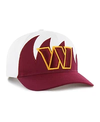 47 Brand Men's White Washington Commanders Jagged Hitch Adjustable Hat