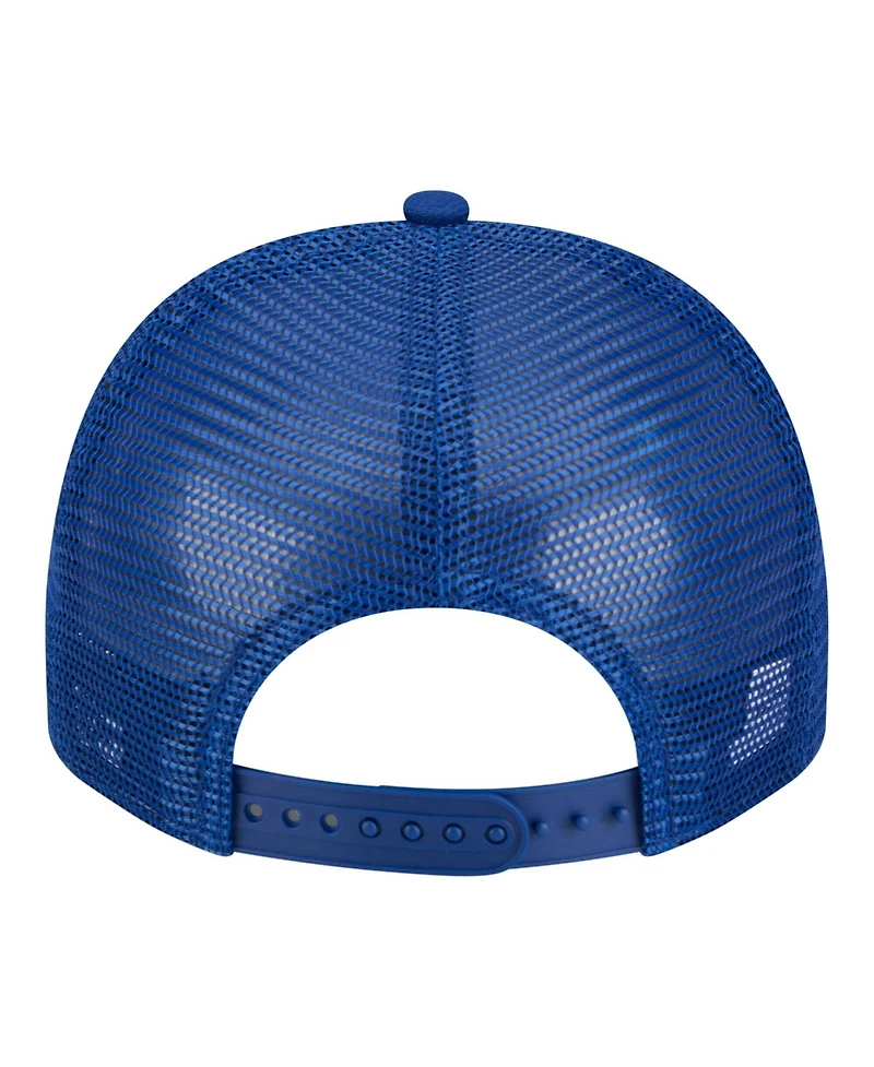 New Era Big Boys and Girls Royal New York Mets Logo Fade A-Frame 9FIFTY Snapback Hat