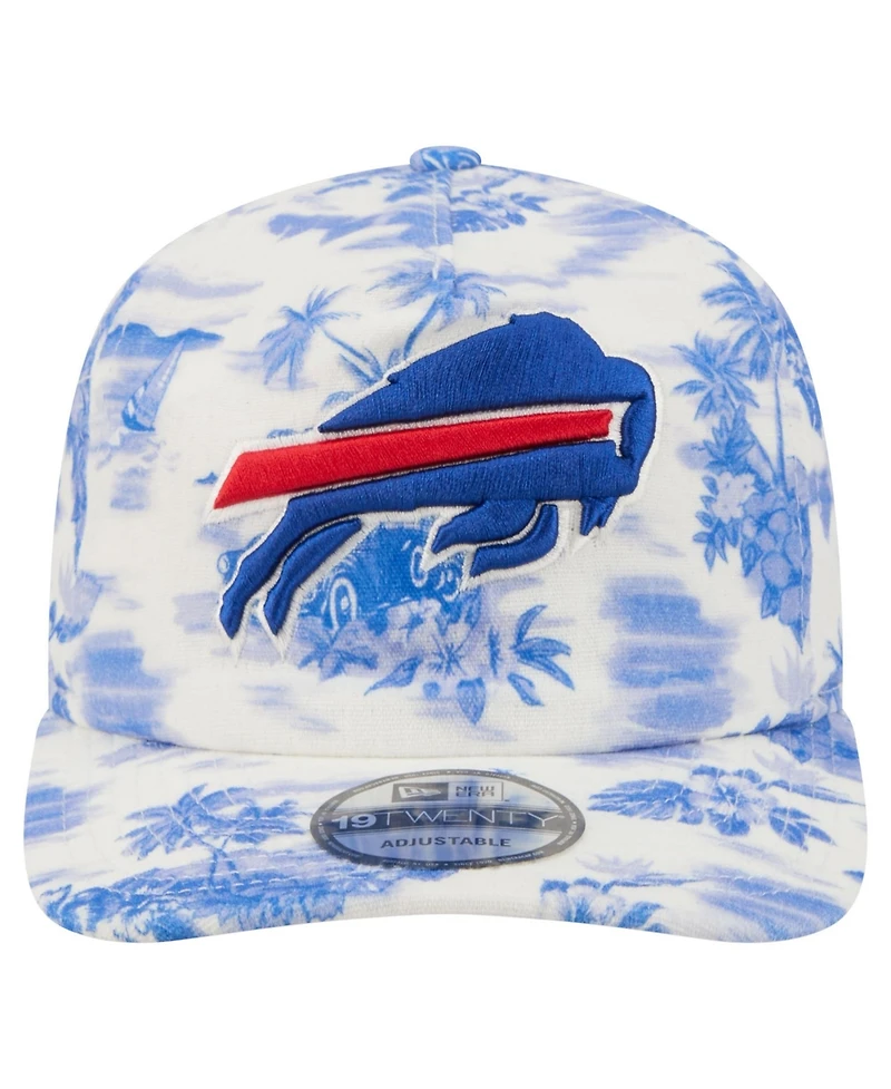 New Era Men's White Buffalo Bills Tropics 19TWENTY Adjustable Hat