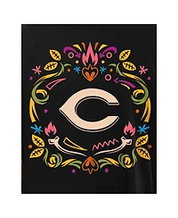New Era Men's Black Cincinnati Reds Dia de los Muertos T-Shirt