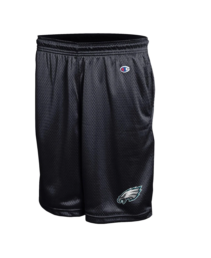 Champion Men's Black Philadelphia Eagles Classic Mesh Shorts