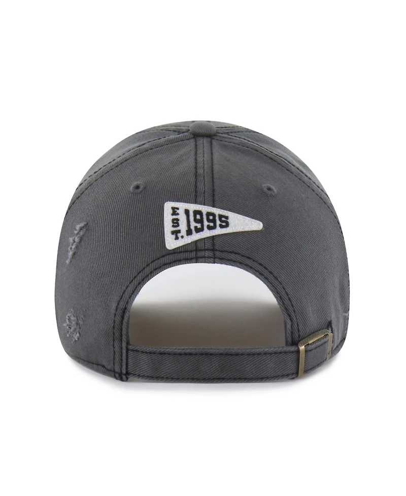 '47 Brand Men's Charcoal Jacksonville Jaguars Seymoore Clean Up Adjustable Hat