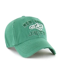 '47 Brand Men's Green New York Jets Seymoore Clean Up Adjustable Hat