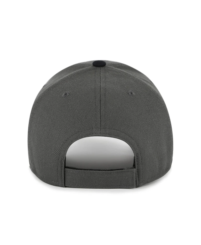 '47 Brand Men's Charcoal Pittsburgh Steelers Split Block Mvp Adjustable Hat