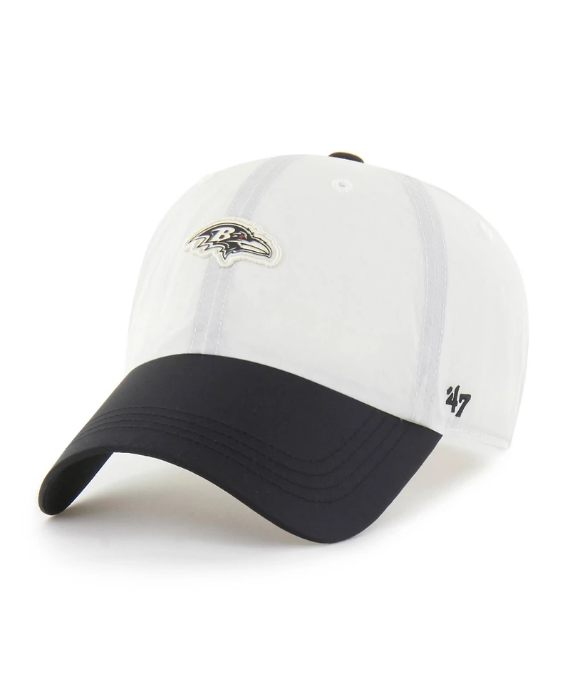 '47 Brand Men's Cream Baltimore Ravens Modernia Clean Up Adjustable Hat