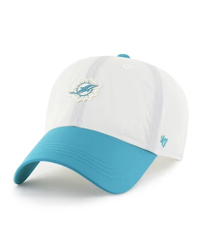 '47 Brand Men's Cream Miami Dolphins Modernia Clean Up Adjustable Hat