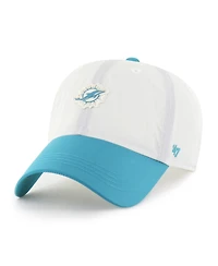 '47 Brand Men's Cream Miami Dolphins Modernia Clean Up Adjustable Hat