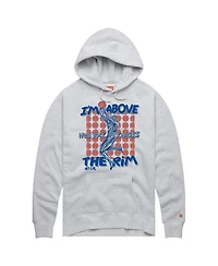 Homage Men's and Women's Ash New York Knicks x A Tribe Called Quest I'm Above The Rim Tri-Blend Hoodie