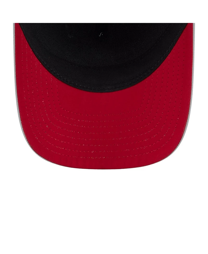 New Era Men's Gray Philadelphia Phillies Micro Logo 9FORTY M-Crown A-Frame Adjustable Hat