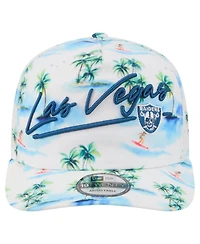 New Era Men's White Las Vegas Raiders Aloha 19TWENTY Adjustable Hat
