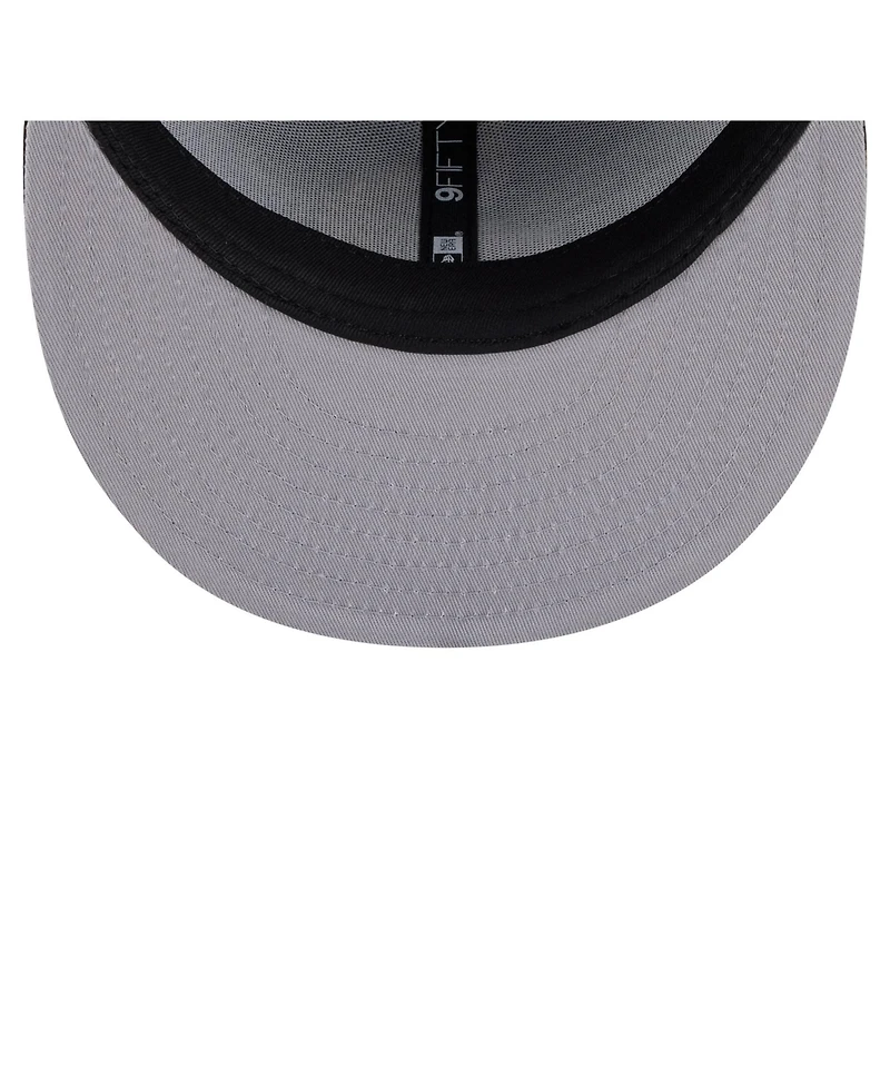 New Era Men's Dark Brown Minnesota Vikings Burnt Wood Camo 9FIFTY Snapback Hat