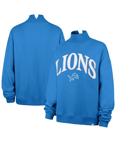 '47 Brand Women's Detroit Lions Vantage Mock Neck Oversized Sweatshirt